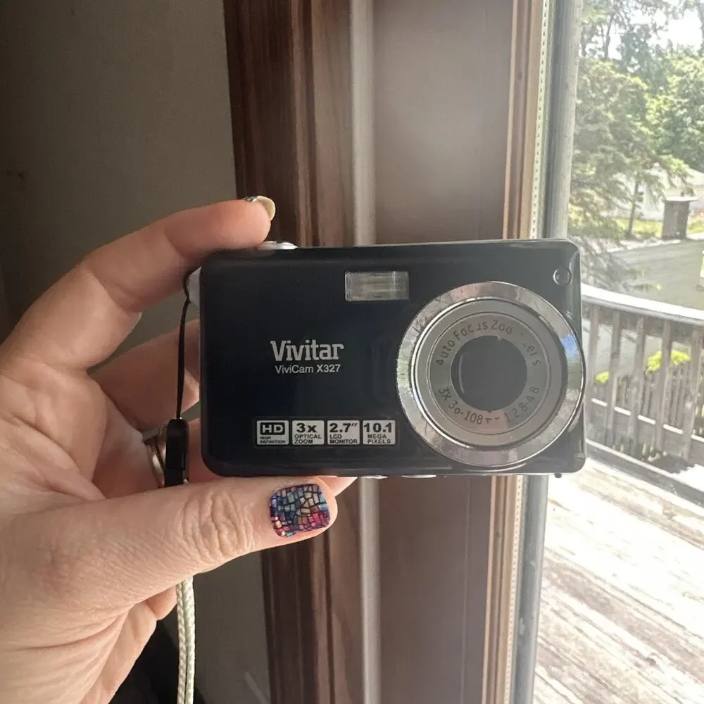 Vivitar Vivicam X327 10.1MP Compact Digital Camera Black Tested